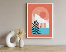 Abstract Illustration Minimalism Art Poster Premium Quality Choose your Size