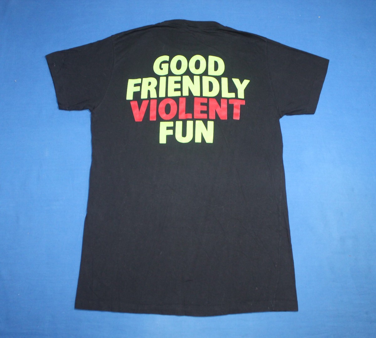 EXODUS IMPACT IS IMMINENT Tシャツ(1990) 80s Vintage Exodus T-Shirt Good Friendly Violent Fun Thrash