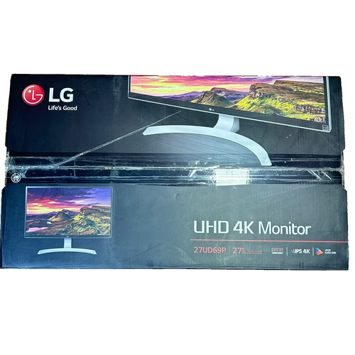 LG 27" 3840 x 2160 Class 4K UHD IPS LED Monitor 27" Diagonal 27UD69P Life's Good