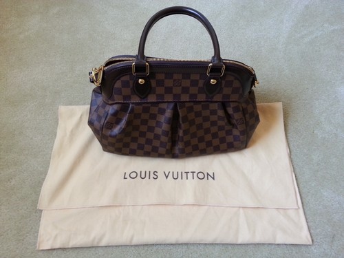 Authentic Louis Vuitton borsa a mano TREVI PM Damier Ebene Browns | eBay