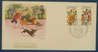 DDR GERMANY 1979 US Fleetwood FDC Children's Year Go-cart Toys Play 257