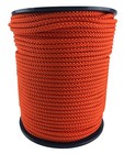 12mm Orange Braided Polypropylene Rope Poly Line Sailing Boating
