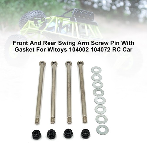 Front And Rear Swing Arm Screw Pin With Gasket For Wltoys 104002 104072
