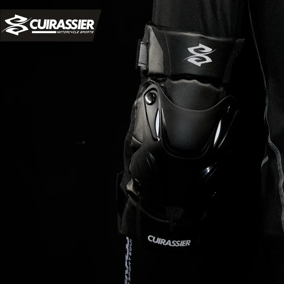 Protector de codo de motocicleta correas ajustables coderas deportivas moto montar Foto 4 de 4