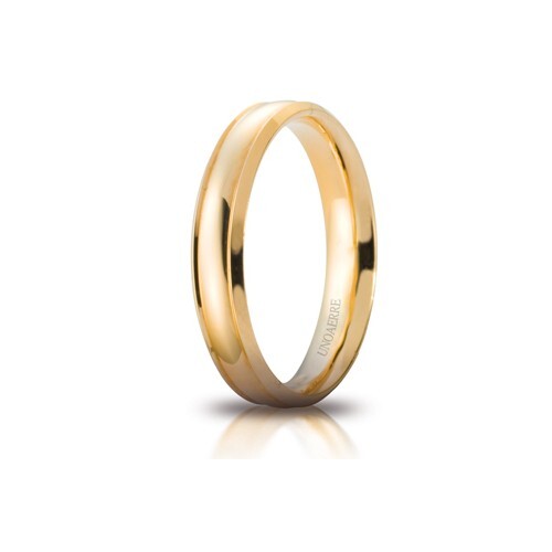 Fede nuziale matrimonio Unoaerre modello Orion in oro giallo 18 kt 750 mill - Foto 1 di 1