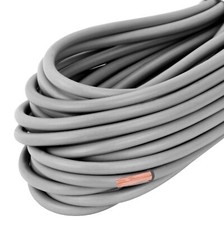 25ft 18 GA Gauge Primary Wire Power Cable Turn On Hook Up Remote Grey OFC Copper