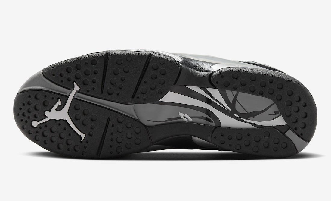 アオノページ Nike Air Jordan 8 Winterized Black Gunsmoke Grey Silver