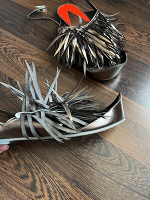 STEPHEN VENEZIA Women's  Leather Sandals Size 38 Excellent Condition