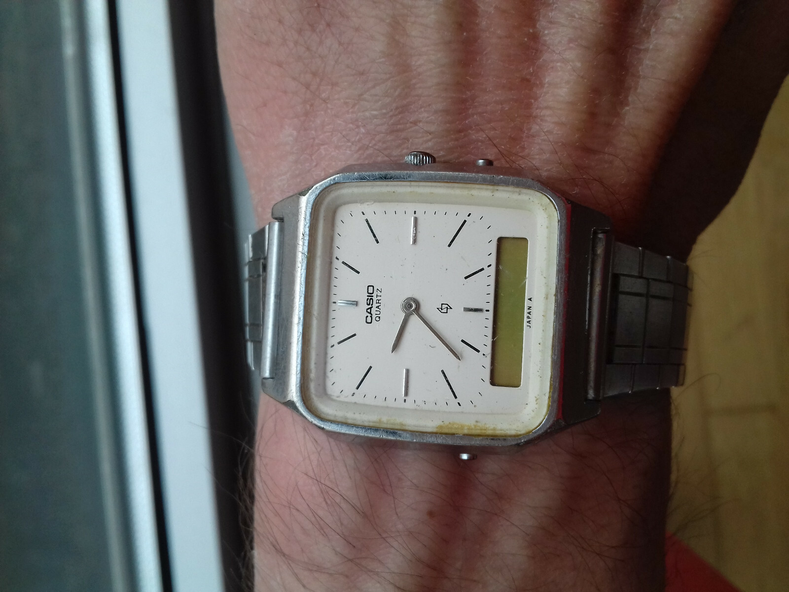 Vintage Casio AQ-321 Module 309 ANALOGIC \u0026 Digital Chronograph Watch JAPAN  M UHR | eBay