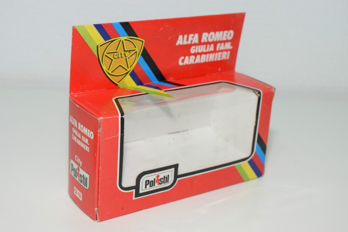 Polistil 1/43 Alfa Romeo Giulia Familare Carabinieri - 1976 - Sans Boîte