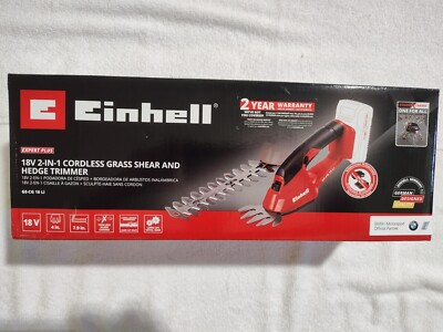Einhell 18-Volt Cordless Handheld 2-in-1 Grass Shear & Hedge Trimmer (Tool Only)