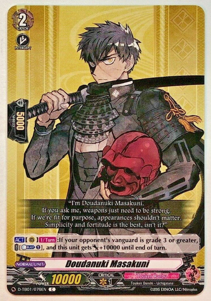 Touken Ranbu -ONLINE- 2021 Doudanuki Masakuni D-TB01/076EN | eBay