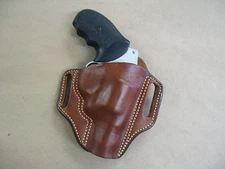 Rossi 66 68 5 Shot Revolver Leather 2 Slot Pancake Belt Holster CCW TAN RH