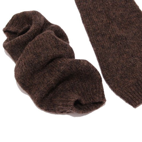 8222W scaldamuscoli donna NO BRAND brown legwarmers woman - Picture 2 of 4