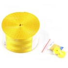 3.8M Yellow Nylon Car Seat Belt Webbing Car Modified Safety Belt Car Accessories