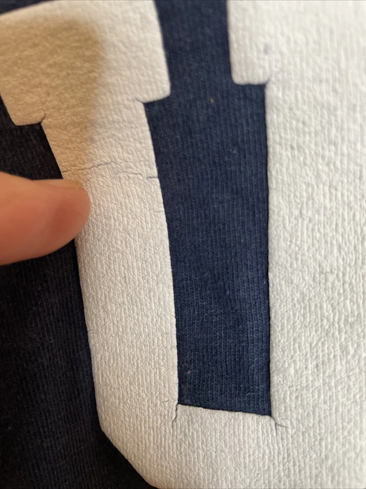 Vancouver Canucks Men’s Sz M NHL Lng Slv Shirt -Decal Blu- Gry - Image 4 of 4