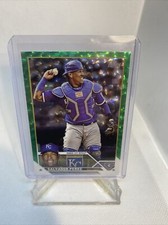 2023 Series 1 Base Green Foil #102 Salvador Perez /499 - Kansas City Royals