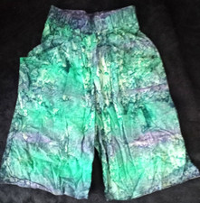 Long Shorts--Girls Tye Die Multi-Color--Size Small-by RITA/RITA-100 Cotton