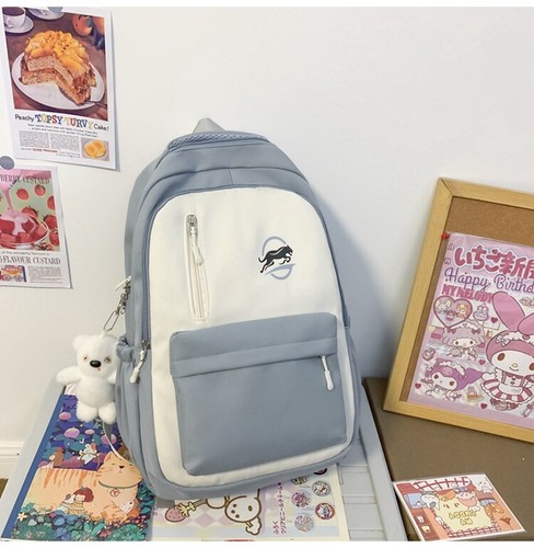 Neu 16 Zoll Schultertasche Pop Schule Rucksack Bookbag Schulranzen Reisetasche Jugendliche - Bild 17 von 32
