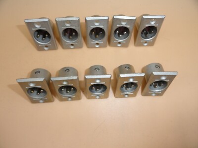 ITT CANNON XLR-32 AUDIO JACK RECEPTACLE (LOT OF 10) | eBay
