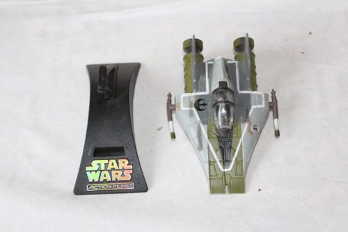 Star Wars Action Fleet Micro Machines A-WING  W/ Pilot Starship Galoob VTG