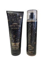 SET OF 2 NEW Bath  Body Works Into the Night Body Cream 8 oz  Body Mist