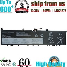 L17C4P72 L17M4P72 L18M4P71 Battery For Lenovo ThinkPad P1 X1 Extreme 1st 01YU911
