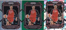 2023 Prizm WNBA CRACKED ICE/GREEN/SILVER #55 Alysha Clark- Las Vegas Aces