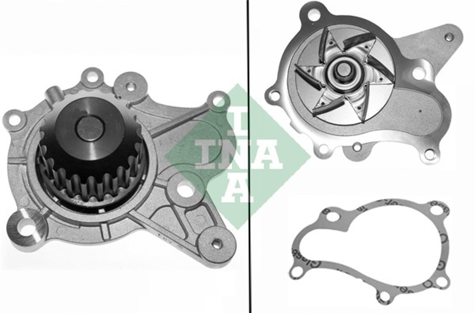 Pompe à eau INA Hyundai 2.2CRDi en aluminium renforcé anti-corrosion