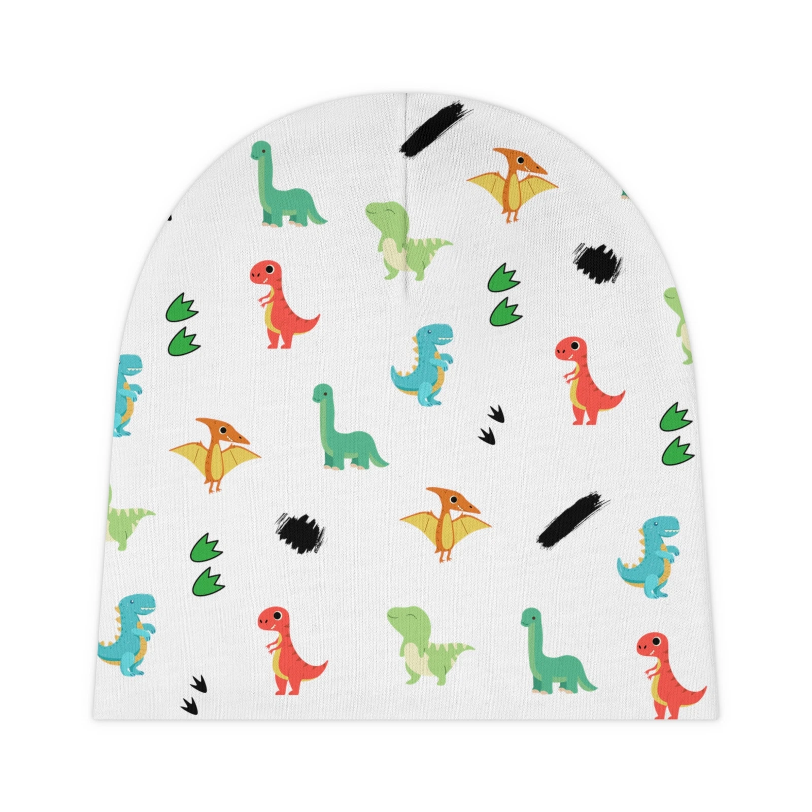 Dino Baby Beanie, Dinosaur Pattern, Boy