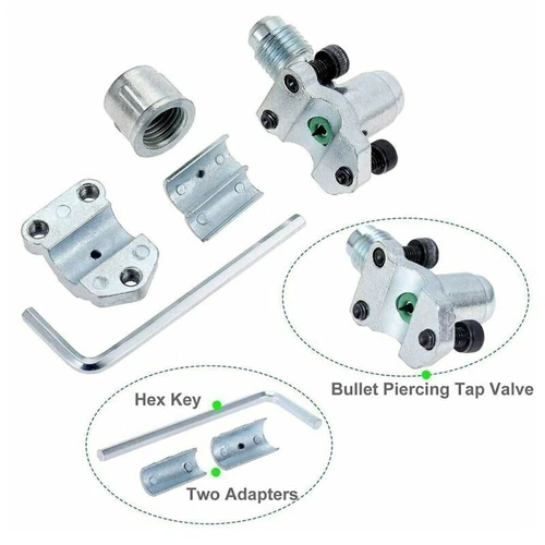 BPV-31 Piercing Ventil Klimaanlage Kühlschrank Teile für 1/4 5/16 3/8"Schläuchen - Bild 2 von 9