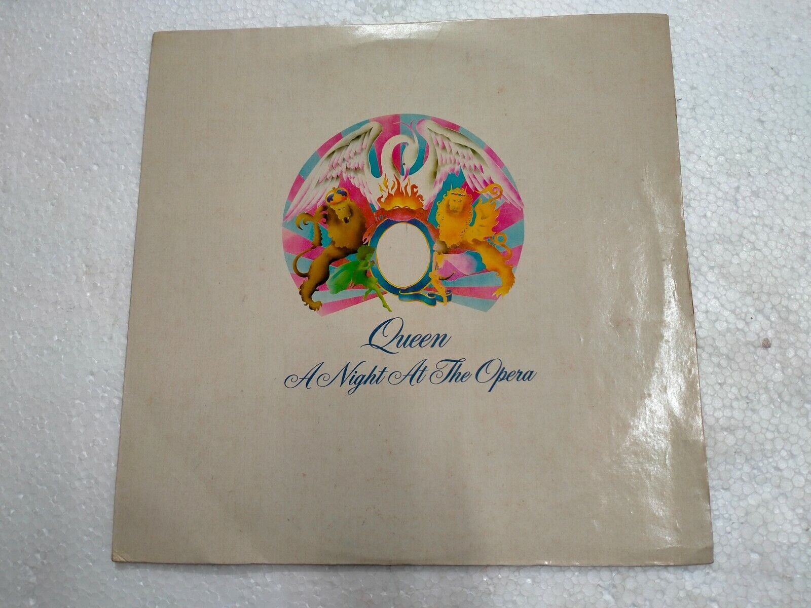 QUEEN A NIGHT AT THE OPERA RARE LP record bohemian rhapsody INDIA INDIAN VG++