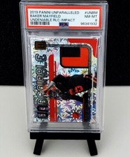 Baker Mayfield 2019 Panini Unparalleled #UNBM Undeniable RLC-Impact /75 PSA 8