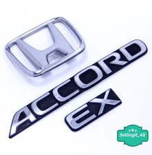 92-93 Honda Accord Ex Trunk Emblem 2dr 4dr 75701-sm4-900 Nameplate Oem Badge Lid 92-93 Honda Accord Ex Trunk Emblem 2dr 4dr 75701-sm4-900 Nameplate Oem Badge Lid