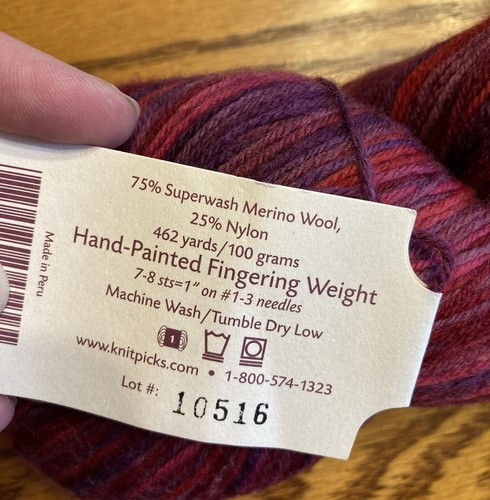Yarn Destash Knit Picks Stroll Hand-Painted Fingering Weight x 2 skeins - Picture 3 of 5