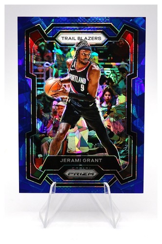 2023-24 Panini Prizm Jerami Grant #70 Blue Ice Prizm /125