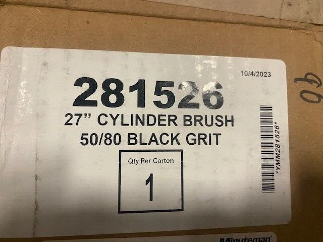 MINUTEMAN BRUSH 281526 刷子,Cyl 28 英寸 Nylo Grit 80 克 黑色 Admiral, Phoenix, SCV — 第 3/3 张图片