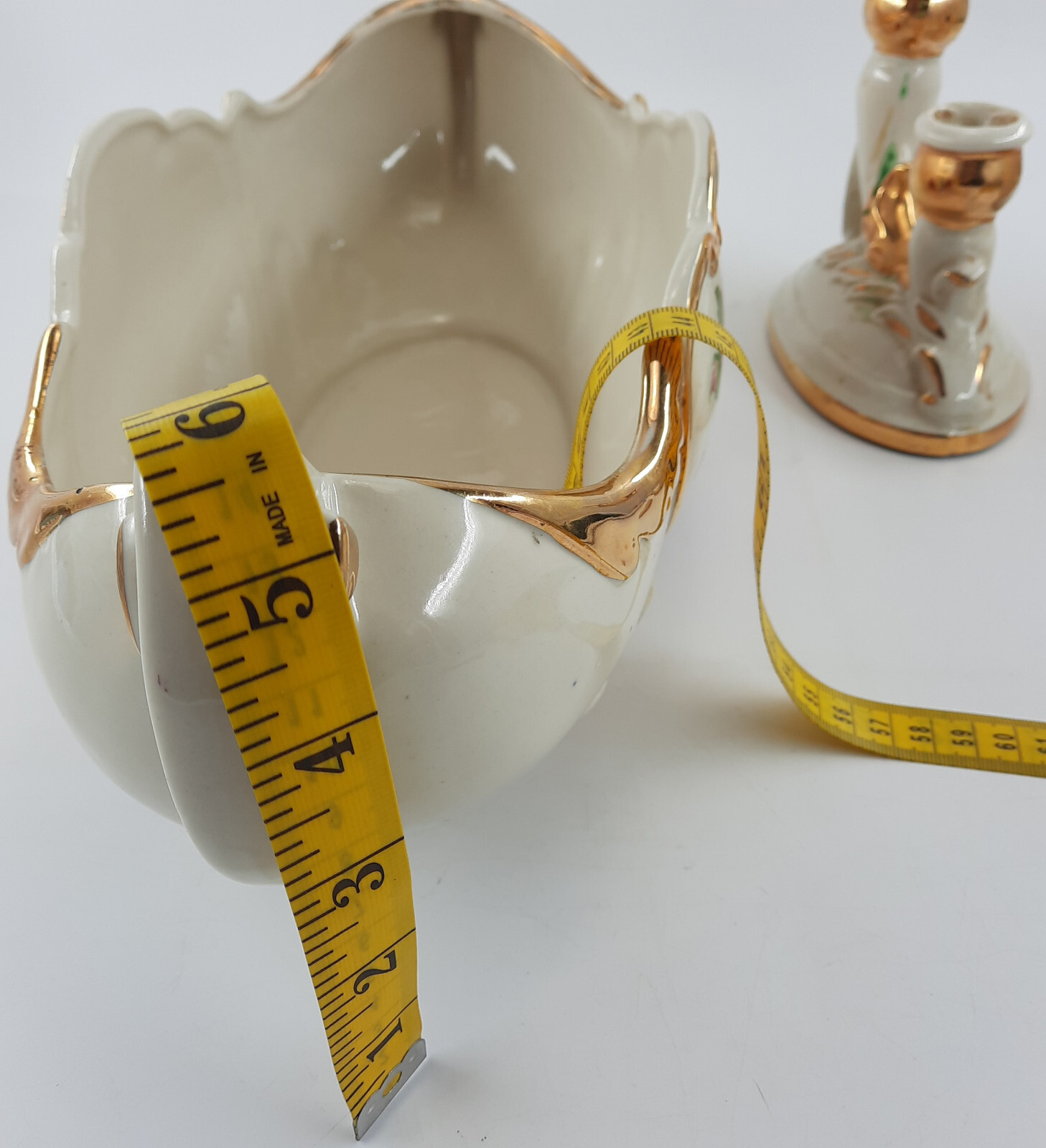 Vintage Kohl Mfg. Co. Chicago 5 Centerpiece Bowl And 2 Matching