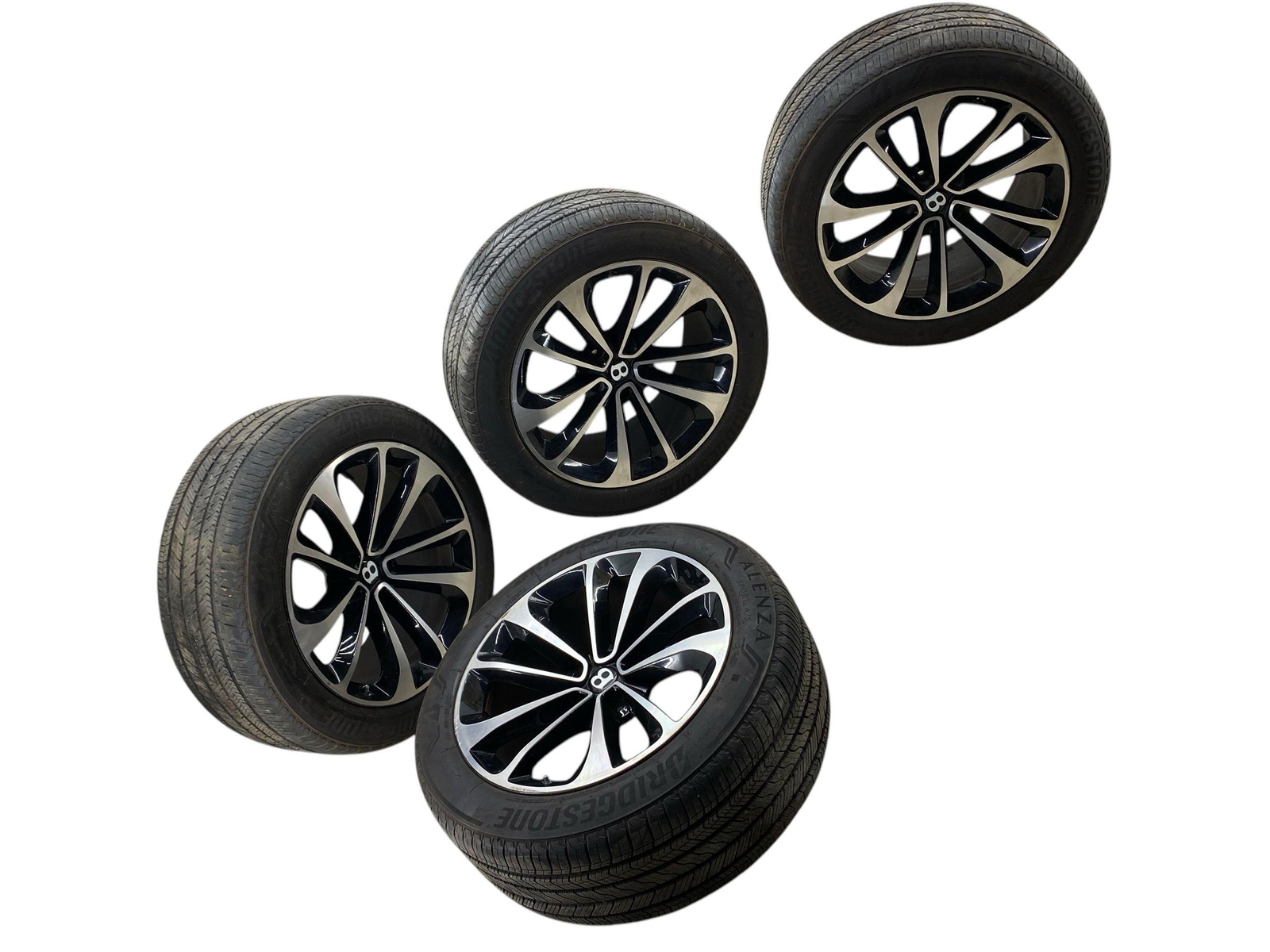 2015-2020 BENTLEY BENTAYGA OEM 21x10 WHEEL RIM TIRE SET W/ 285/45R21 BRIDGESTONE