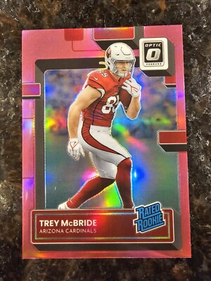 2022 Donruss Optic #237 Trey McBride Rated Rookie Pink Holo Prizm ...