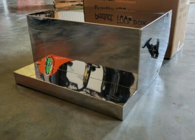 peterbilt 359,379,389,388 304 stainless steel battery step box 30'' new #t-30-304