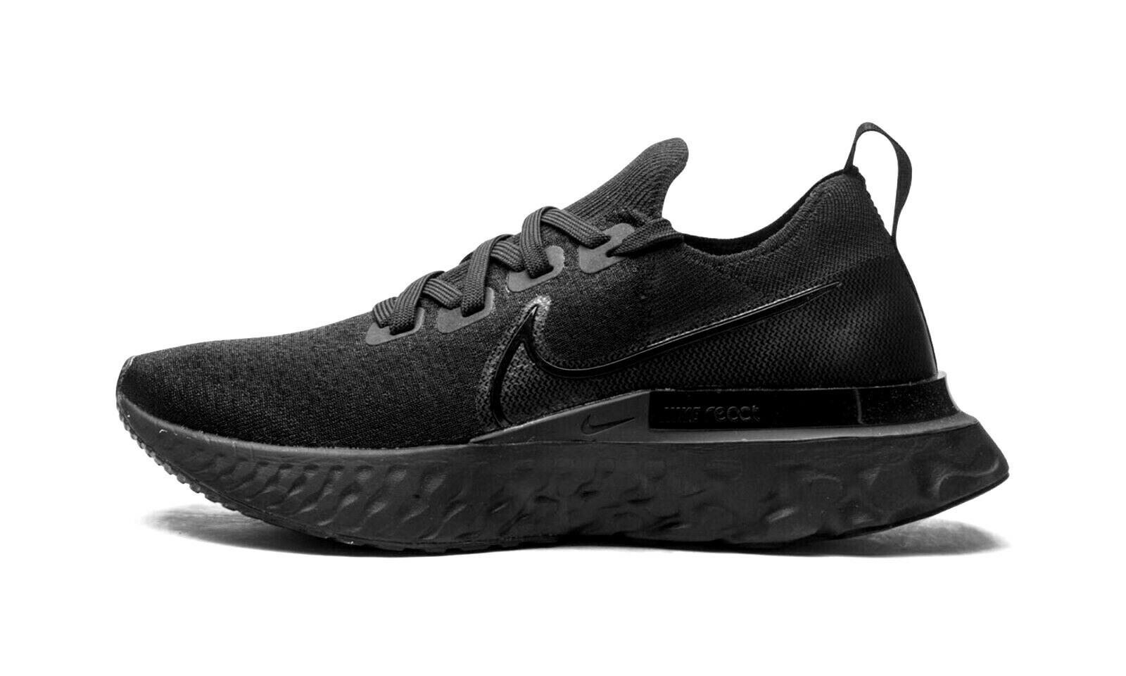 react infinity run flyknit triple black