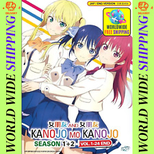Kanojo Mo Kanojo Girlfriend Anime DVD Season 1  2 Vol.1-24 End English Dubbed