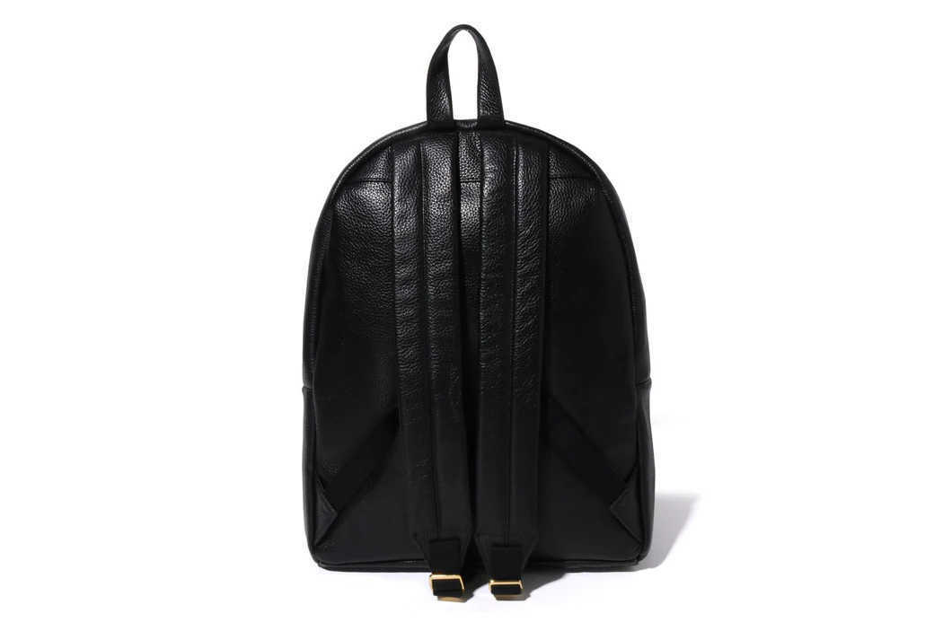 A Bathing Ape Cowhide Backpack Daypack 2024 FW APE HEAD A Bathing Ape Cowhide Backpack Daypack 2024 FW APE HEAD