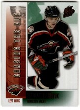 Marian Gaborik 2002-03 Pacific Quest for the Cup Chasing The #7 Minnesota Wild