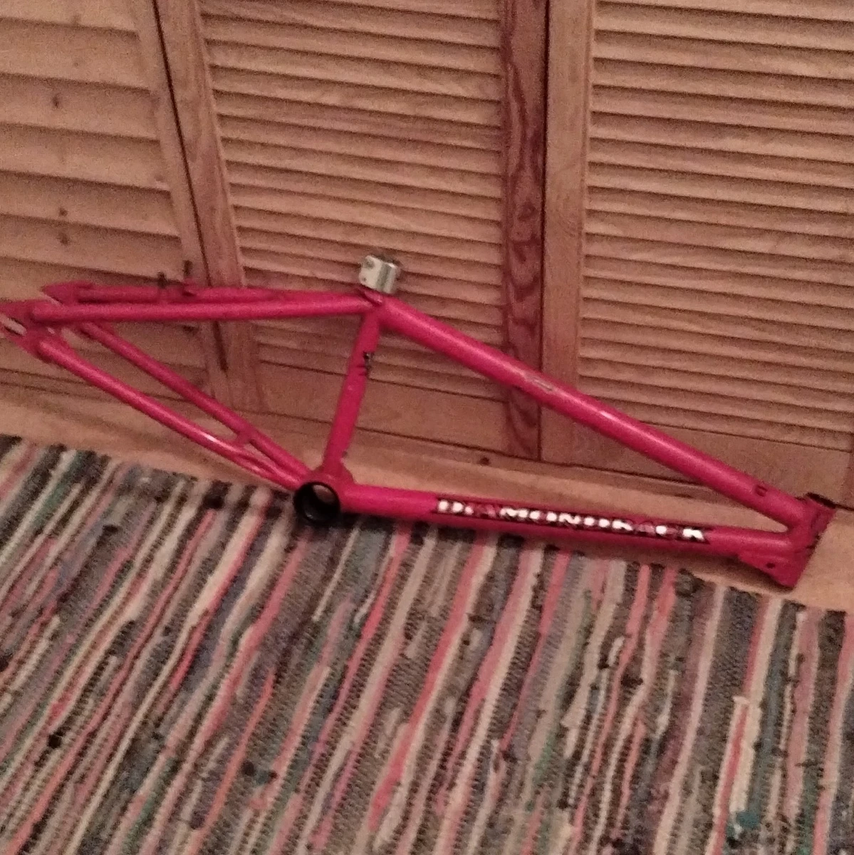 Diamondback BMX Fahrradrahmen 20 Zoll aus Stahl rot, nur Rahmen (1 Teil)