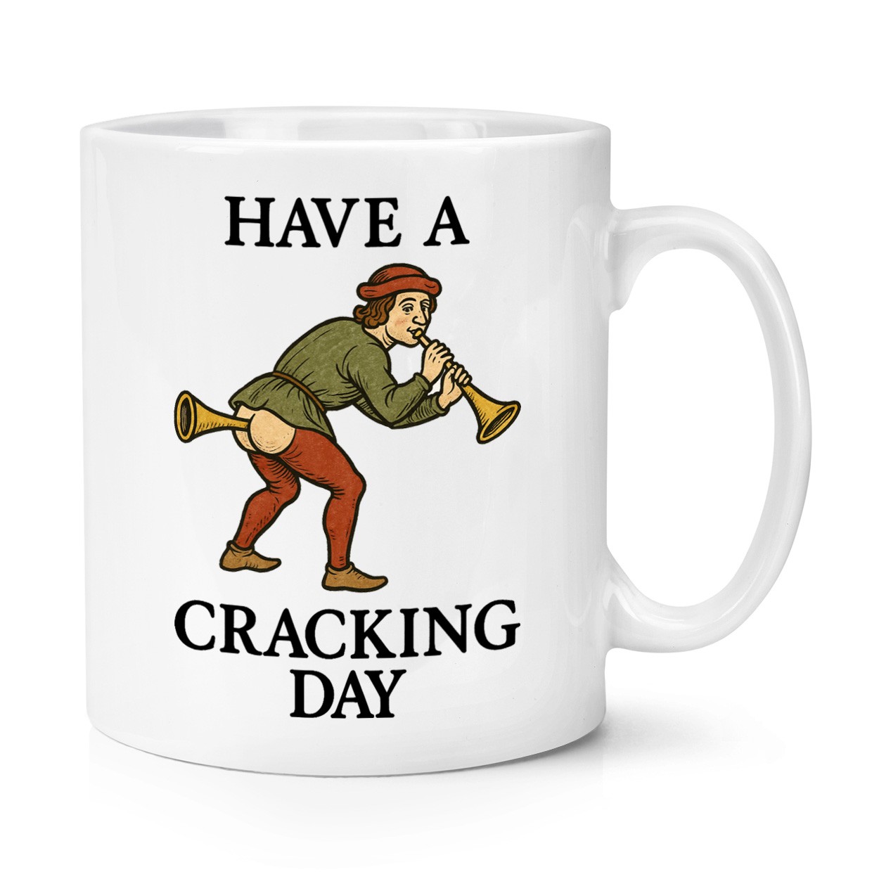 Have A Cracking Birthday Butt Trumpet 10oz Mug Cup Rude Farter Fathers Day Dad