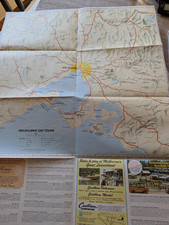 Vintage Map Melbourne Australia