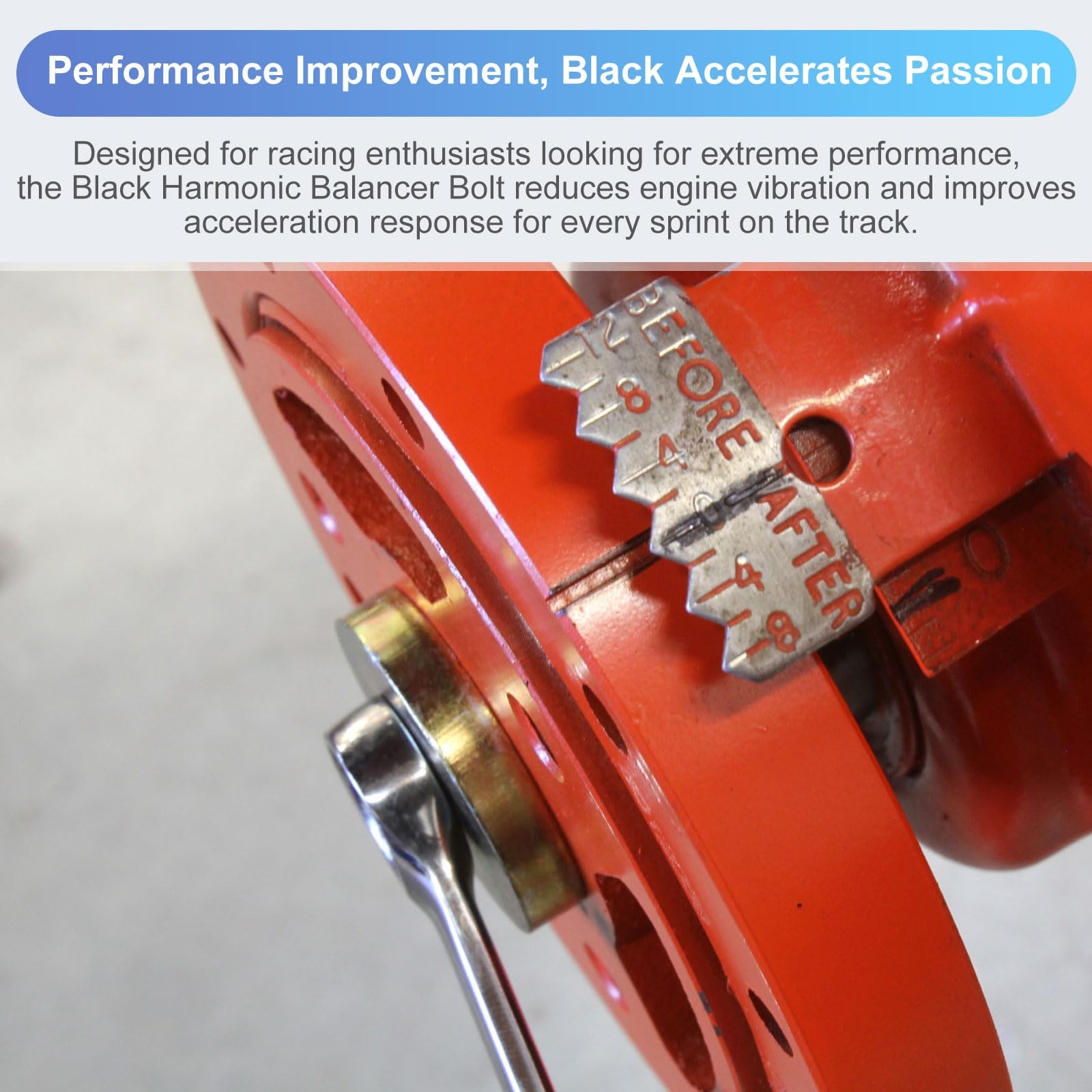 38770 Harmonic Balancer Bolt for Small Block Chevy Harmonic Balancer thumbnail 6