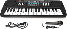 37 Keys Kids Electronic Piano Keyboard with Microphone